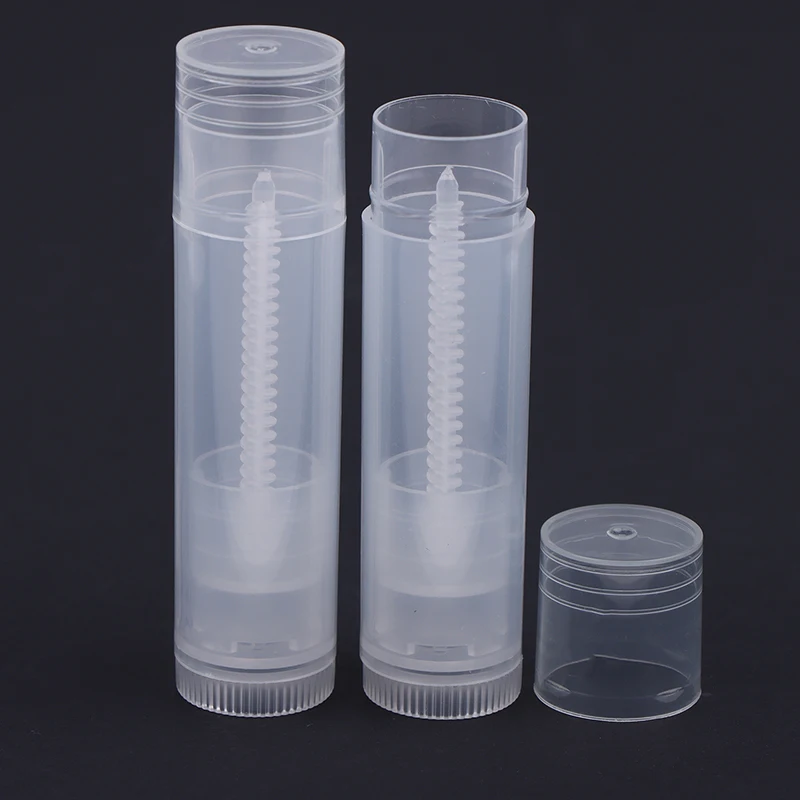 10 Stuks 5G Lege Lipgloss Buizen Lippenstift Potten Balsem Buis Cap Container Reizen Make-Up Tool Lippenbalsem cosmetische Containers