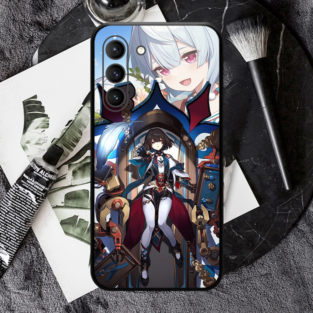 Honkai Star Rail Jingliu Argenti Xueyi Guinaifen Xing Phone Case for SAMSUNG Galaxy S23 Ultra S22+ S21 FE S20 A54 Note20Plus A53