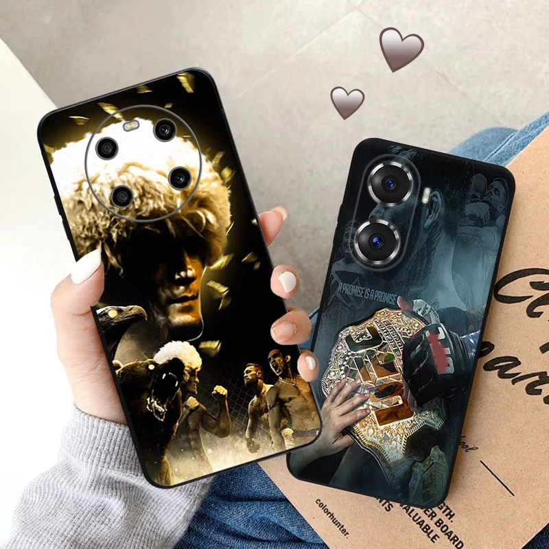 Ultra Thin Silicone Soft Phone Case For Honor X8 X7 X9 b X6 4G 70 90 Magic5 Pro 8x Pixel 8 7 6 a KHabib Nurmagomedov Matte Cover