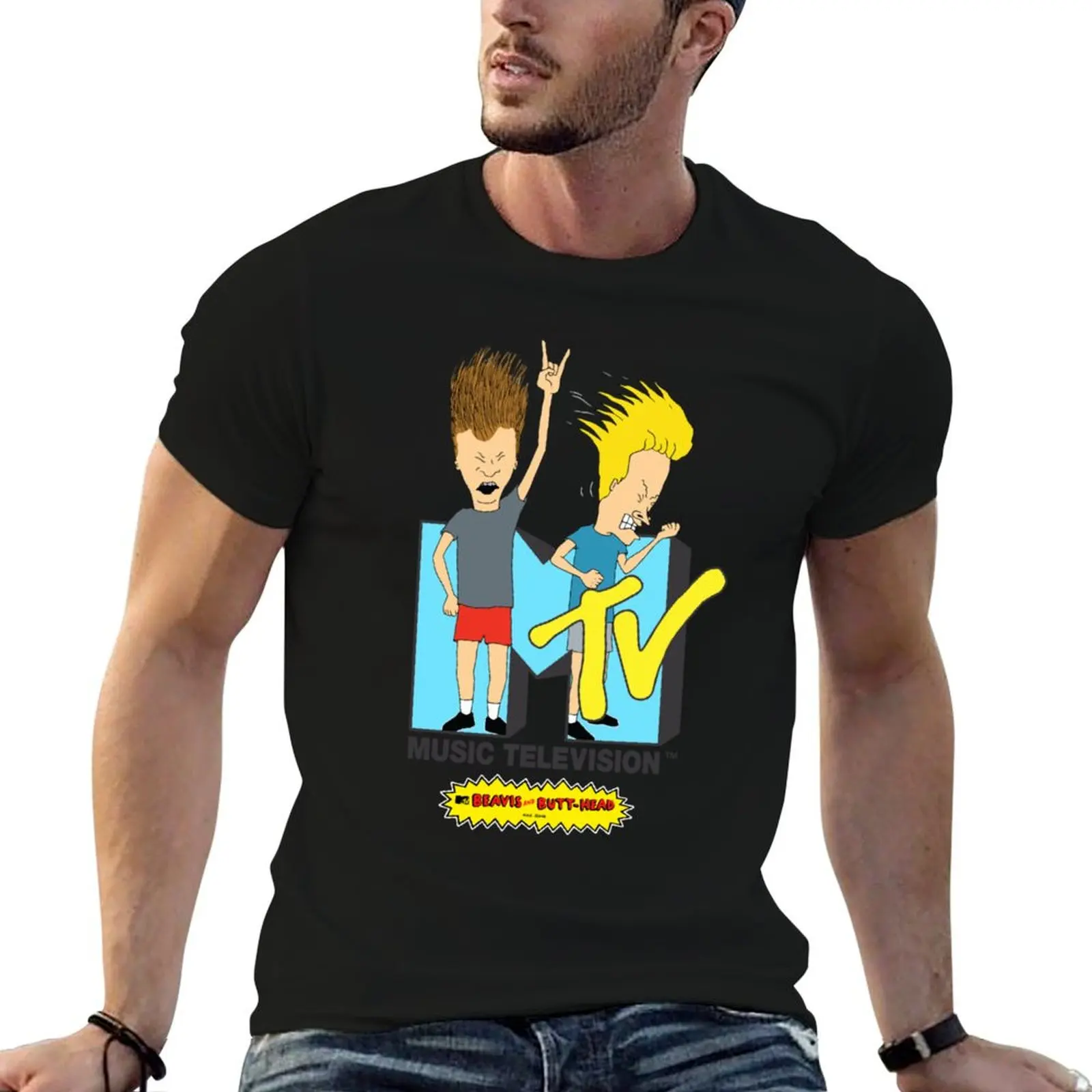 

Beavis And Butt T-Shirt anime t shirts for man cotton t shirts high quality T-Shirt