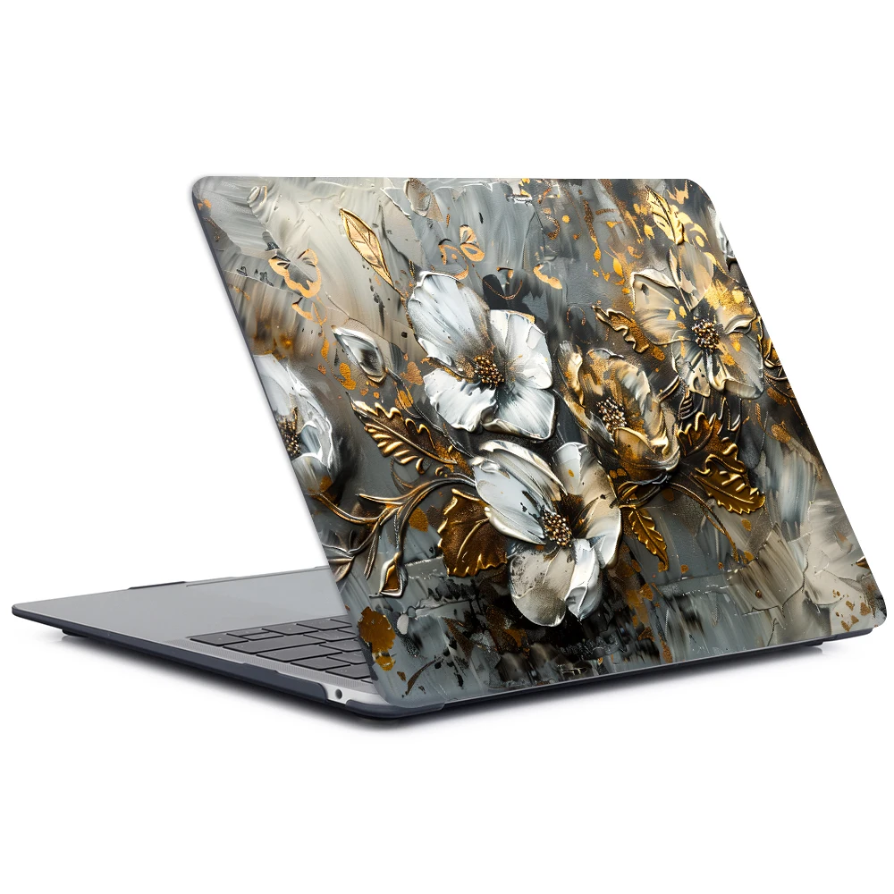 

Чехол для ноутбука MacBook Air 15 2025 M4 A3241, твердый чехол для MacBook Pro 13 14 16 M1 M2 M3 M4 с принтом «Золотая мандала»