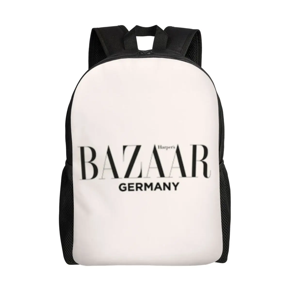 Customized 3D Printing Harper's Of Bazaars Backpacks for Girls Boys College School Travel Bags Bookbag Fits 15 Inch Laptop