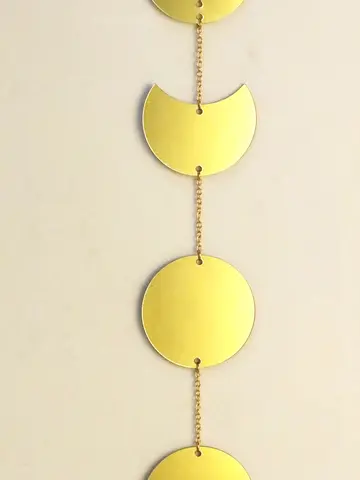 Väggdekoration med månfas i ramadan - Eid-guldfärgad akrylkonst i himmelsk stil, för heminredning i islamisk festival, inspirerad av astrologi och astronomi 10 best sales Parnis månfas - №6