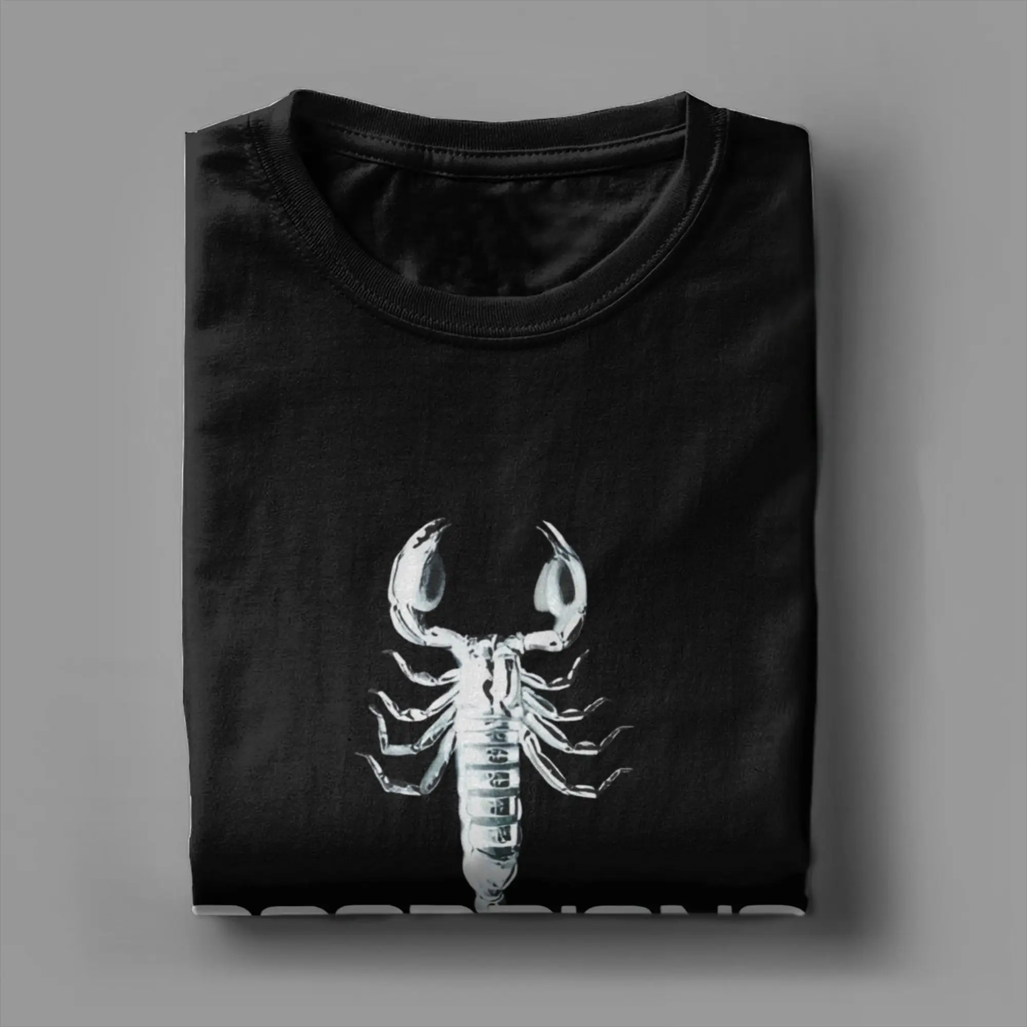 Scorpion heavy metal Rock Band T-Shirt Couple Casual 100% Cotton T Shirts Summer O Neck Trending Tee Shirt Oversize Clothing