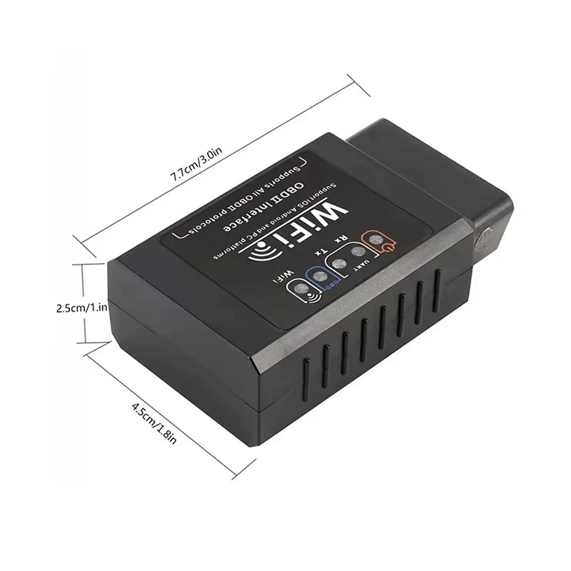 OBD2 WIFI ELM327 V1.5 Scanner Car Code Reader Diagnostic Tool for iPhone IOS /Android Automotive Fault Detector