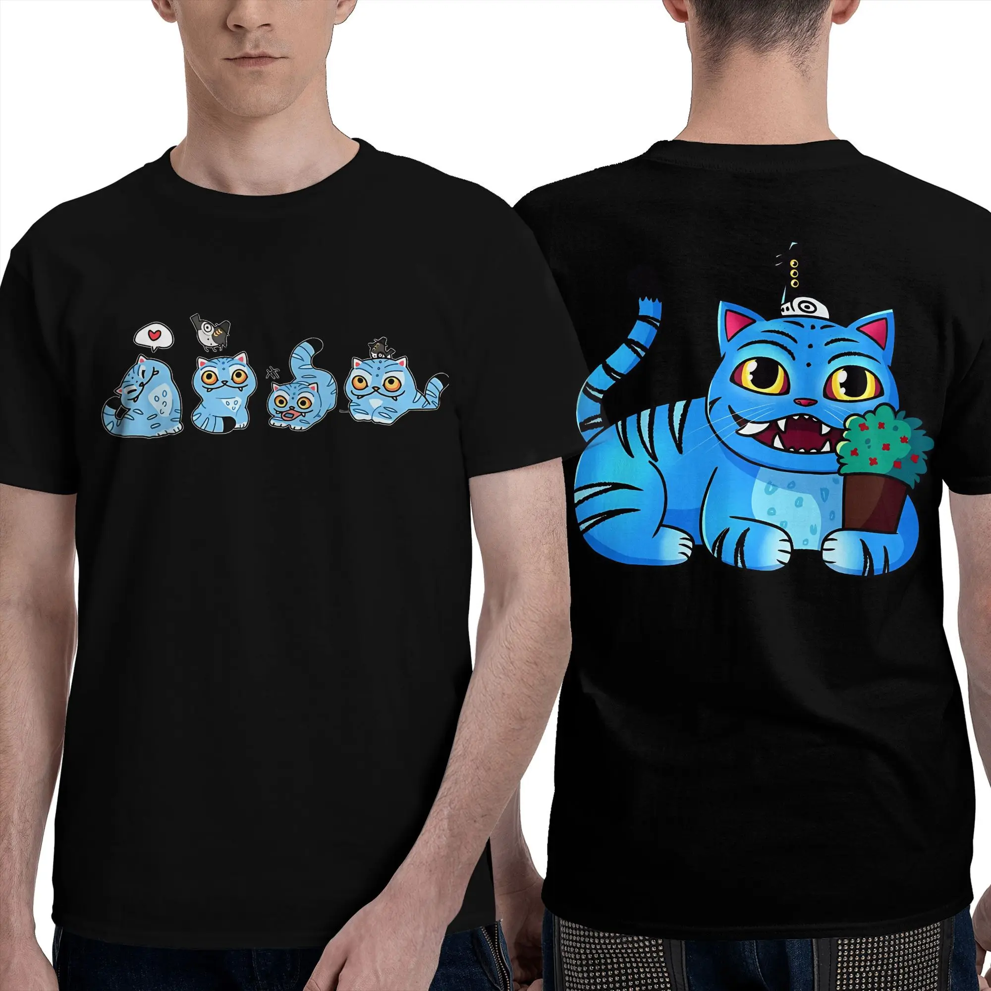 

Винтажная стираная футболка Derpy Tiger Kpop Demon Hunters, хлопковые футболки, новинка, футболка для мужчин, летние футболки классического дизайна