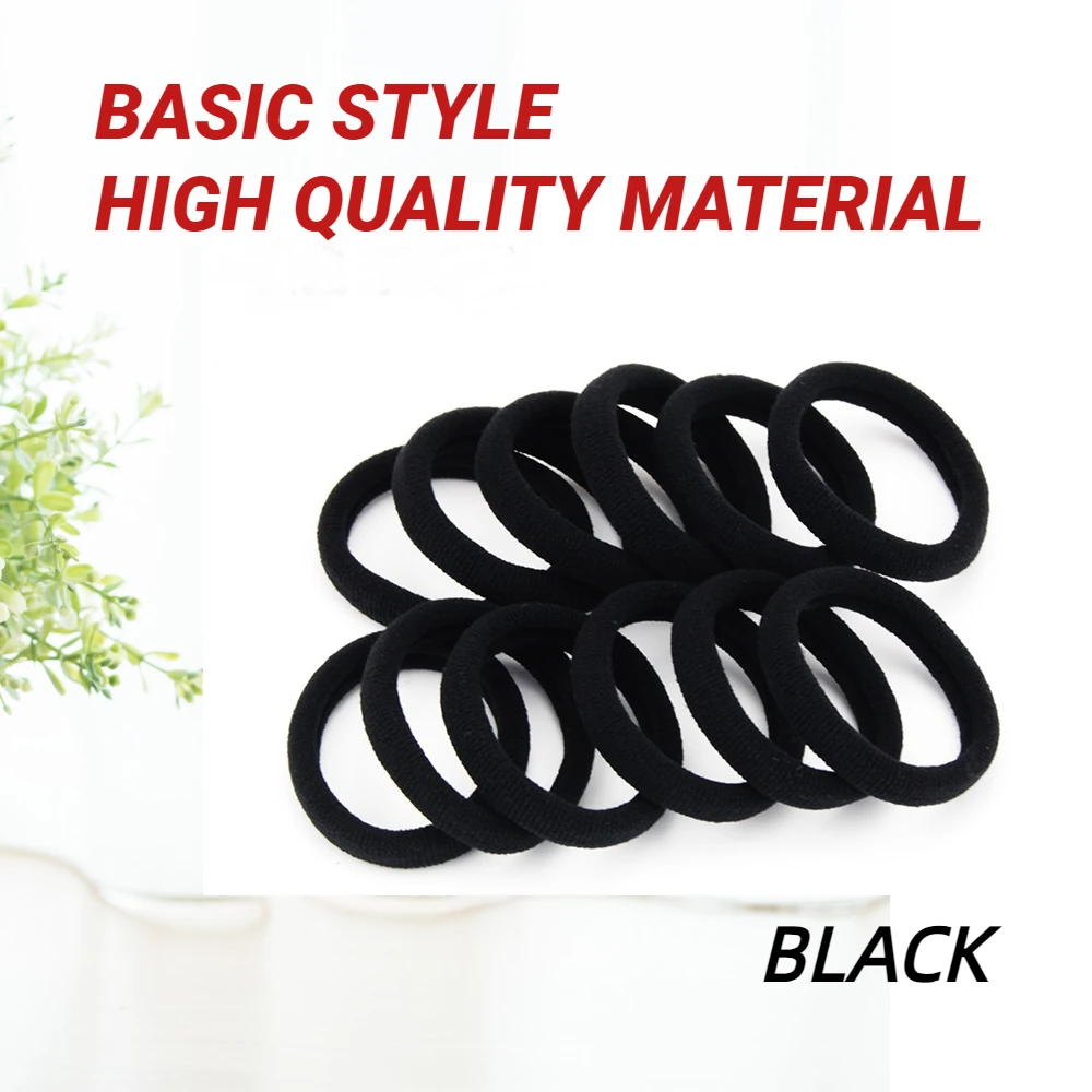 

Резинки для волос женские, базовые модные однотонные эластичные резинки из спандекса для девочек, студенческий хвост, 12/20 шт.