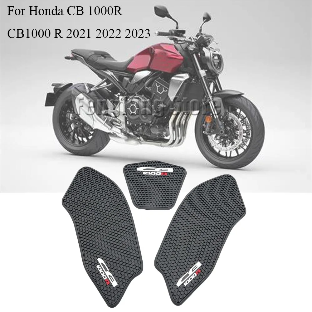 

Motorcycle For Honda CB 1000R CB1000 R 2021 2022 2023 Side Fuel Tank Pad Tank Pads Protector Stickers Knee Grip Pad Fit