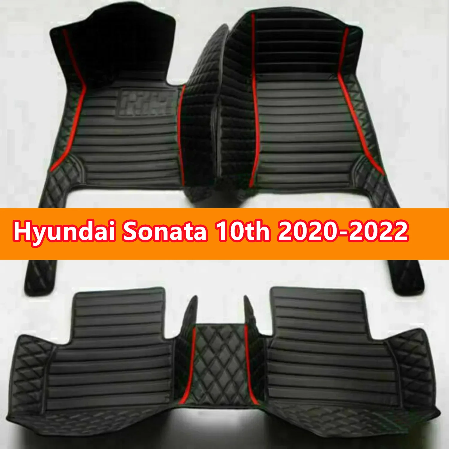 

Автомобильные коврики для Hyundai Sonata 10th 2020-2022 Кожаные коврики для автомобилей Ковры Аксессуары для интерьера