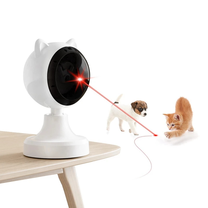 Infrared Laser Cats Amusing Toy, Cats Indoor Intelligent Automatic Pet Cats Amusing Device Electric Cats Toy Durable Easy To Use