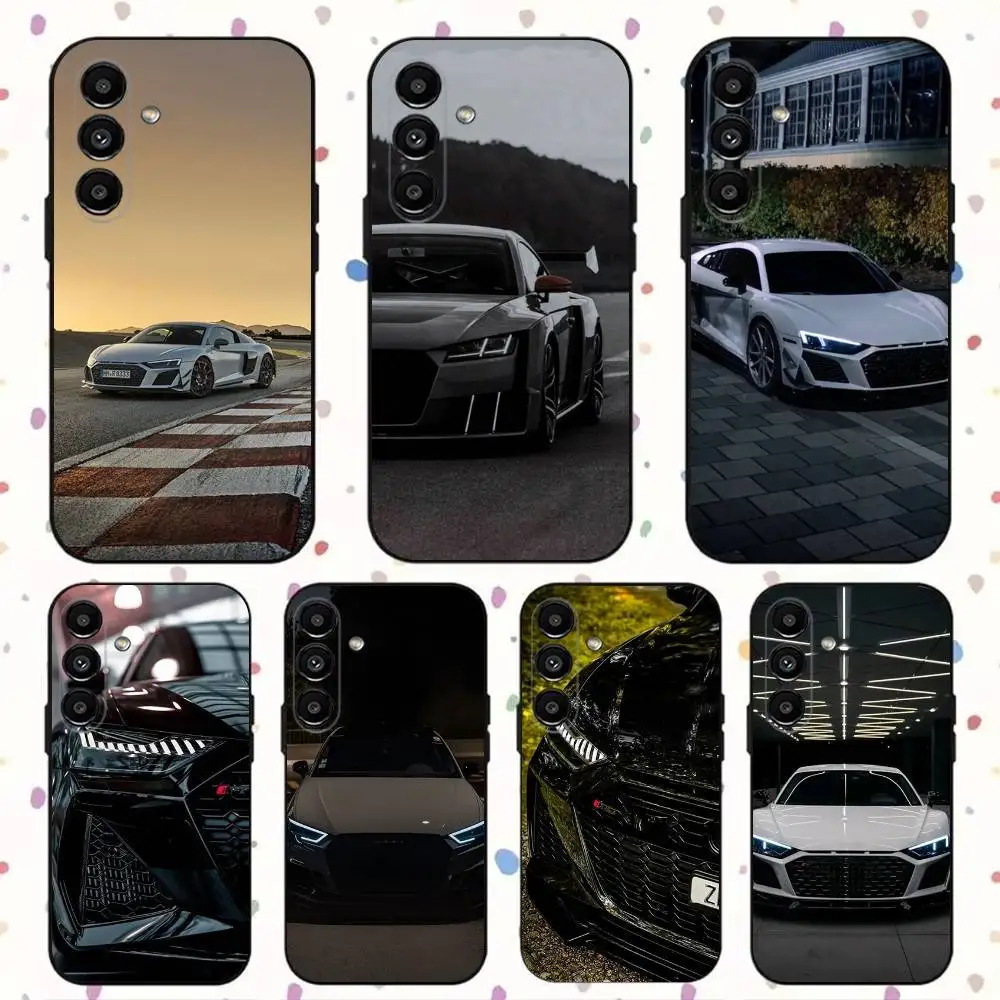 

Sports Car A-udis Phone Case For Samsung S24,S21,S22,S23,S30,Ultra,S20,Plus,Fe,Lite,Note,10,9,5G Black Soft Cover