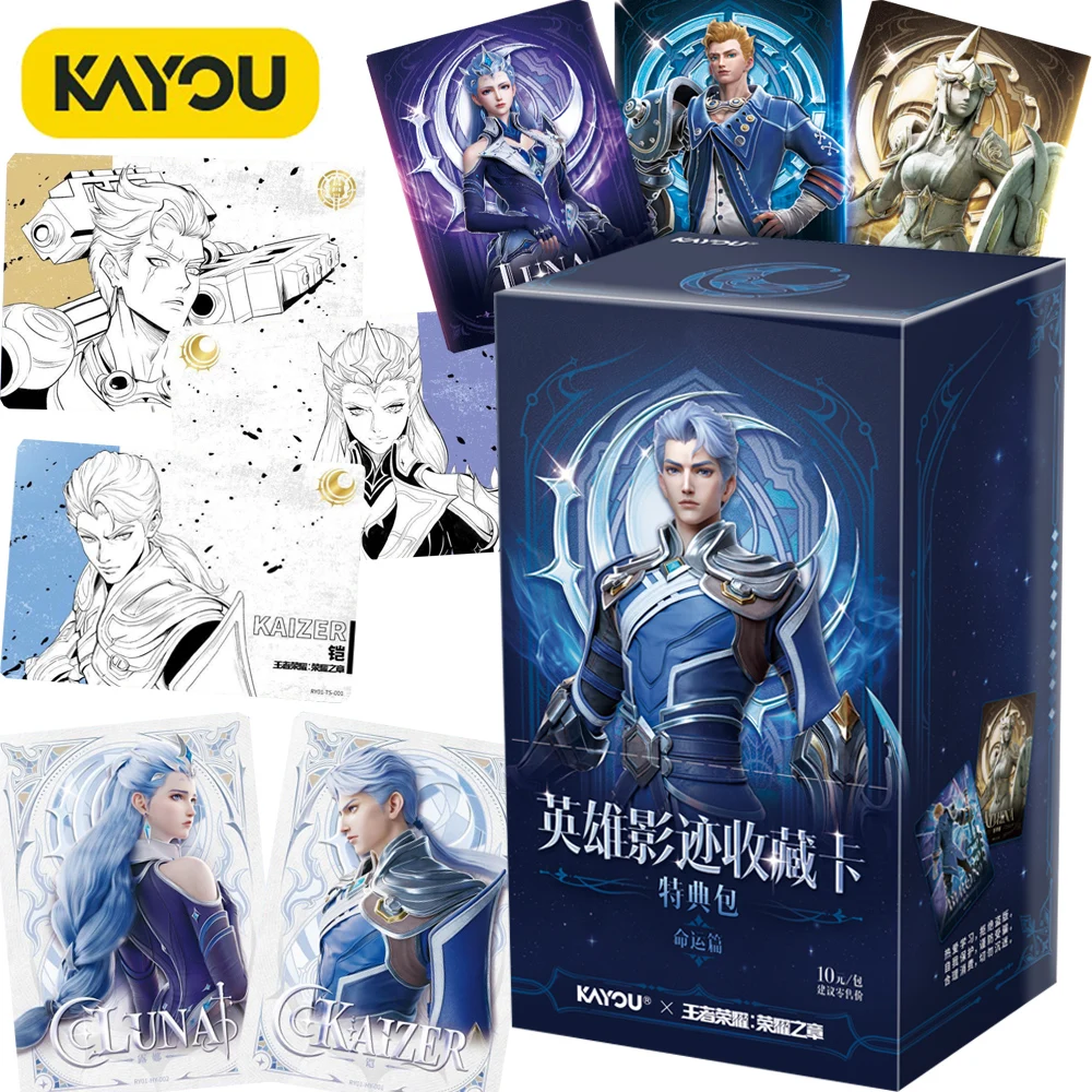 

New KAYOU Honor of Kings Collection Cards MOBA Chinese Games Roles Luna Armour Special Edition Trading Cards Kids Hobbies Gifts
