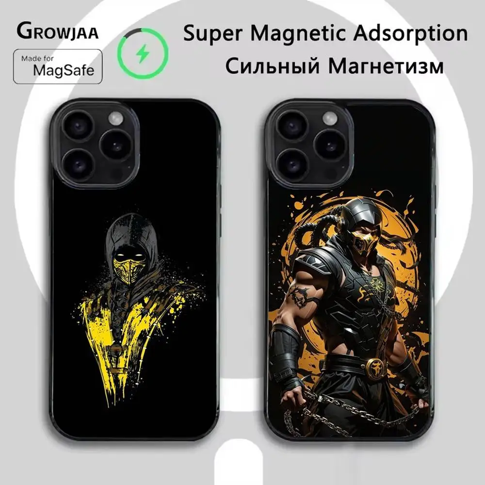 

Game Mortal K-Kombat Phone Case For iPhone 16e,16,15,14,13,12,11,Plus,Pro,Max,Mini Magsafe Magnetic Wireless Charging