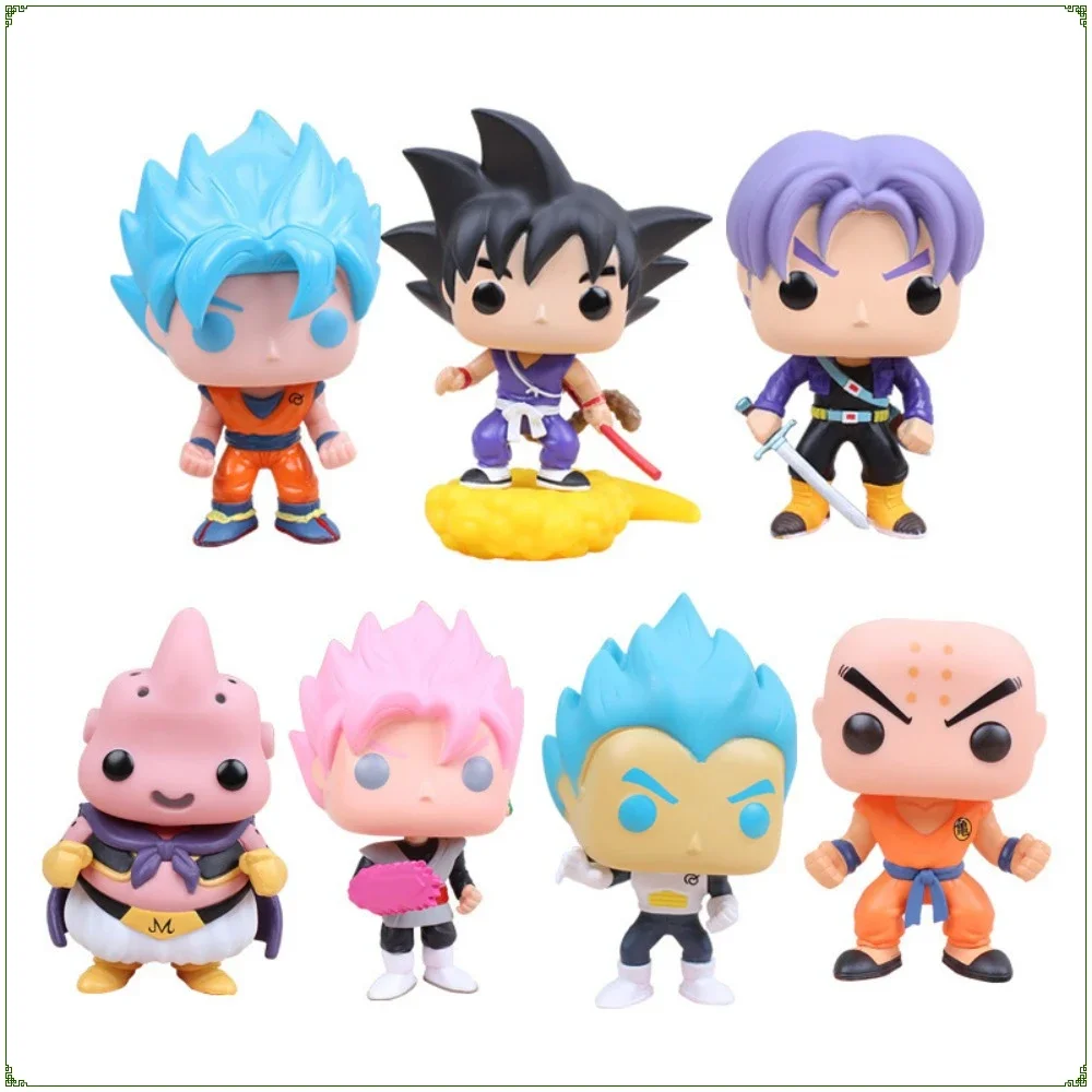 

Funko POP Toy Figures Comic Dragon Ball Series Periphery Popular Character Son Goku Klin Majin Buu Kid Gifts Multiple Options