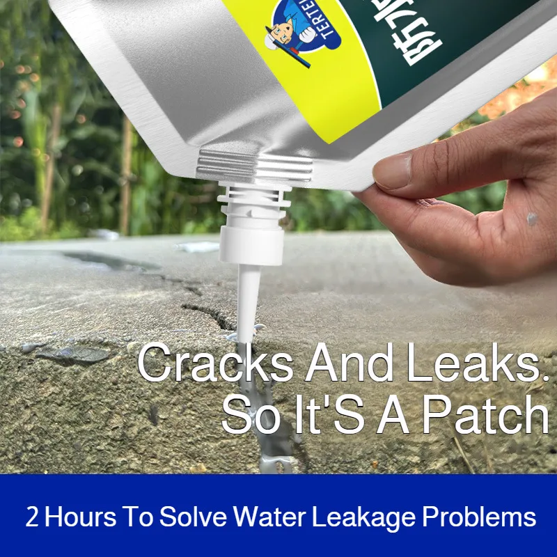 Cement Wall Crack Repair Waterproof Filler Fast Drying Sealing Adhesive High Elasticity Gap Filler Concrete Masonry Leakage