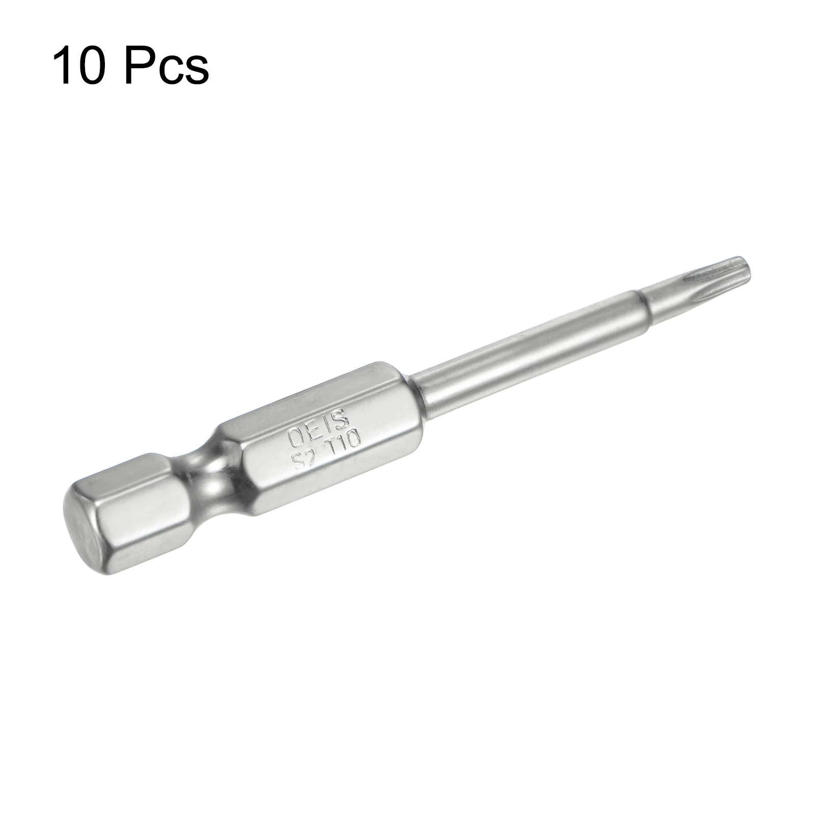 10pcs T6-T40 Security Torx Screwdriver Bit 1/4