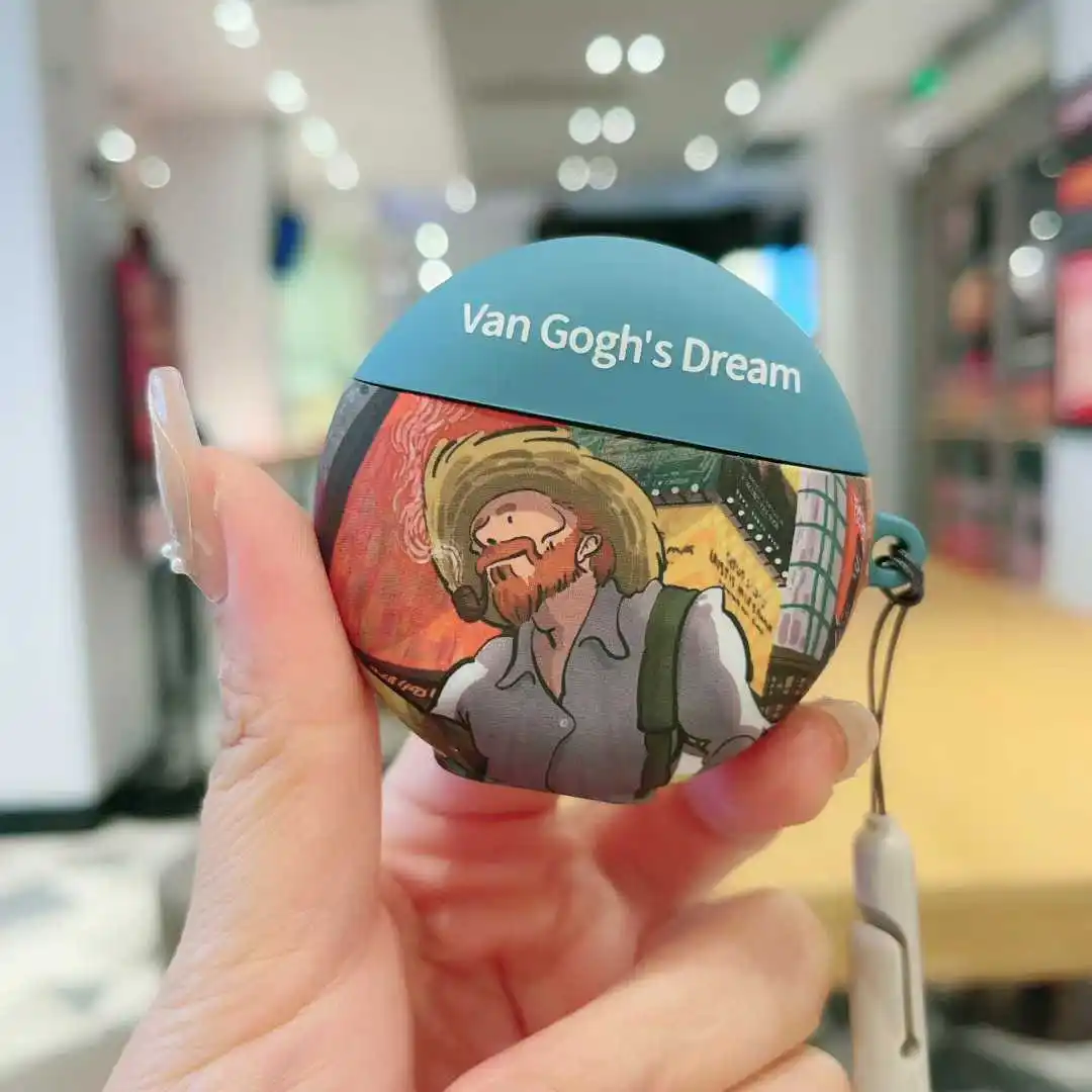 

Case For Huawei 7i Van Gogh Sunflower Cat Fish Starry Sky Dragon Capibara Silicone Protective Cover Accessories With Hook