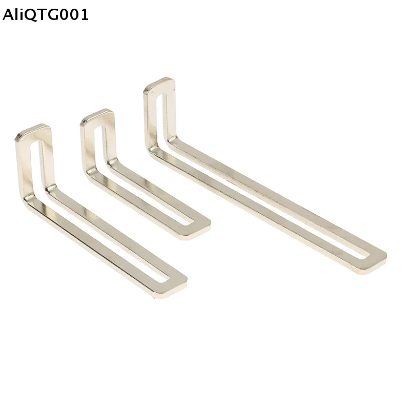 Adjustable Nickel-plated L-Shaped Corner Bracket 90 Degree Angle Iron Connector Shelf Support Accessories for Home Improvement