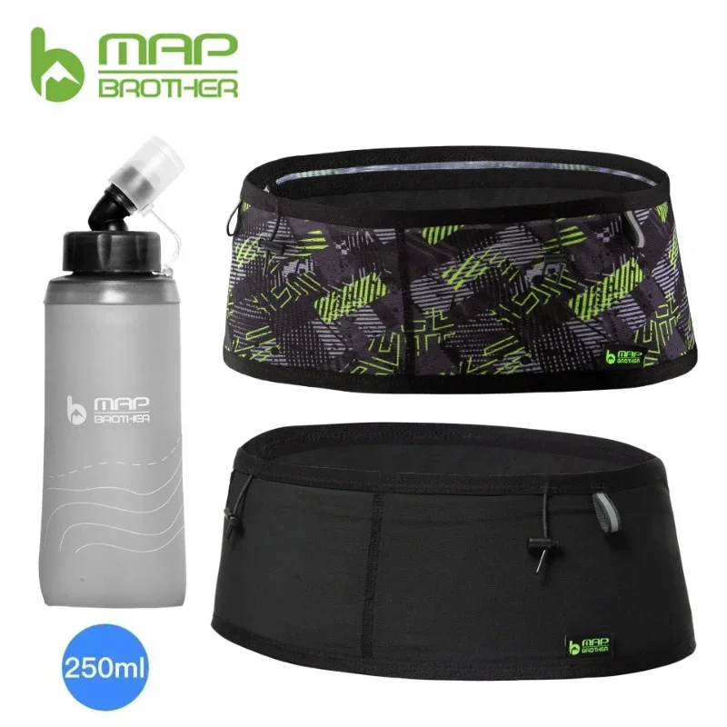 

MAP BROTHER W1001 Woven Elastic Sports Waist Bag for Running Triathlon Marathon Cycling Mountaineering - Race Number Belt