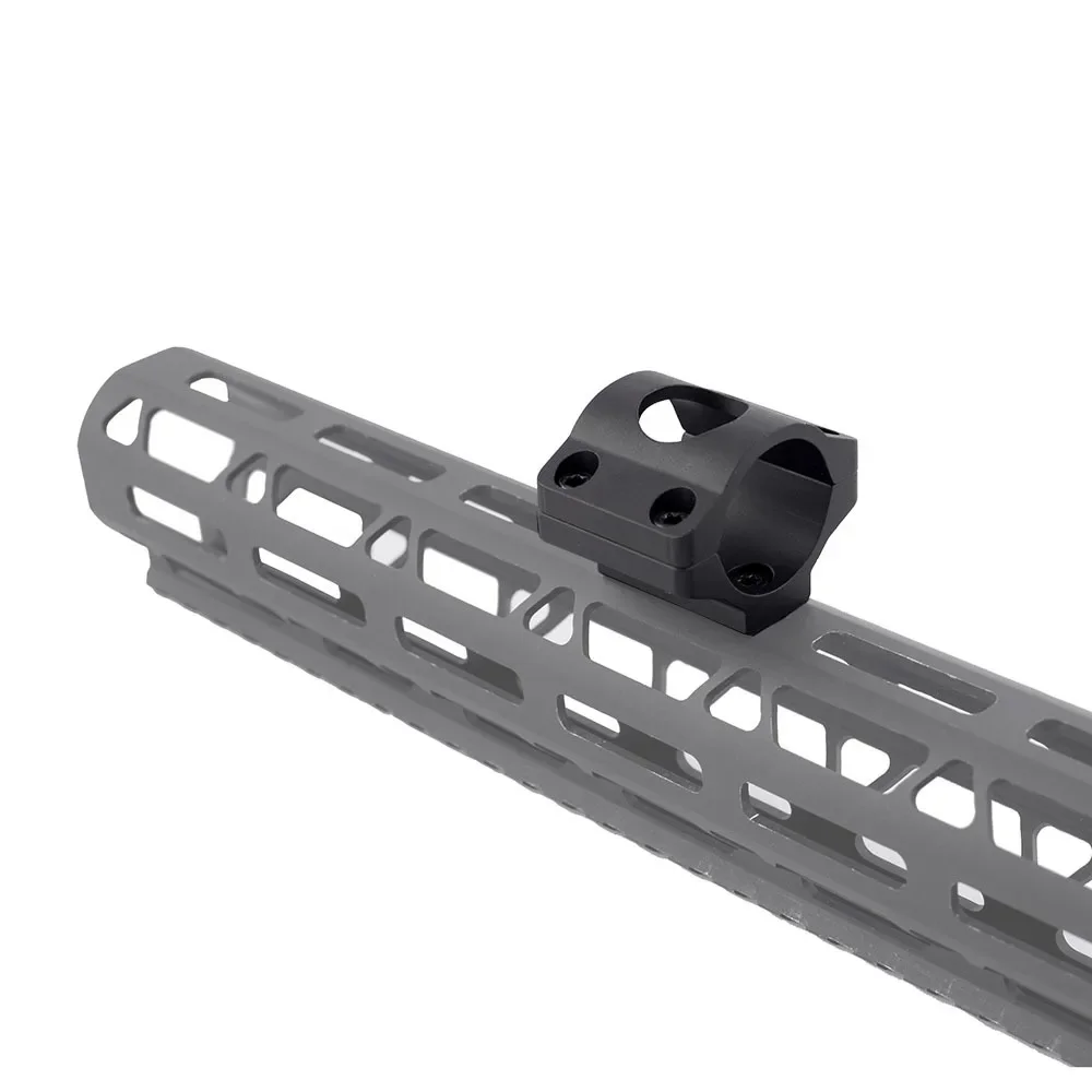 MLOK 25.4mm torcia Ring Mount Scope Optics adattatore per montaggio su guida Laser accessori per la caccia