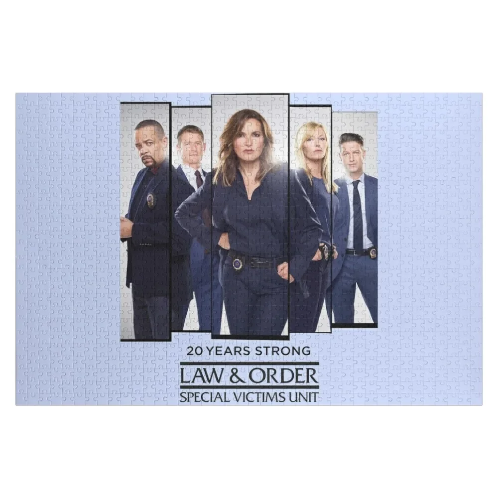 20 ans de baignade-Law & Order SVU Jigsaw Puzzle, Jouets personnalisés pour tout-petits, Puzzle en bois avec nom