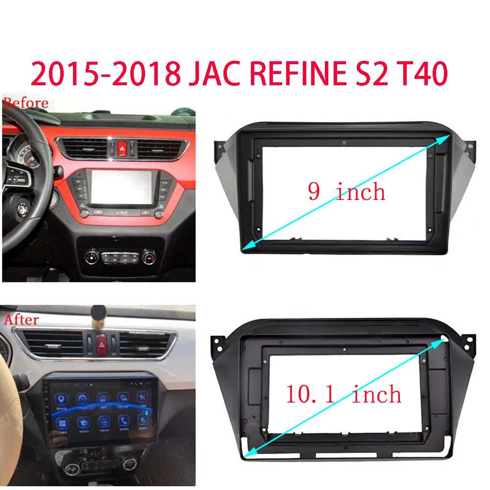 

9 inch 10 Inch Car Frame Android Radio Dash Fitting Panel Kit For JAC Refine S2 T40 2015-2018