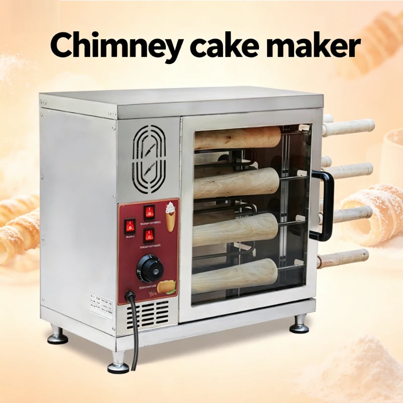 Wholesale Food Processing Commercial Electric Double Layers Ice Cream Chimney Bread Cake Baking Oven Machine