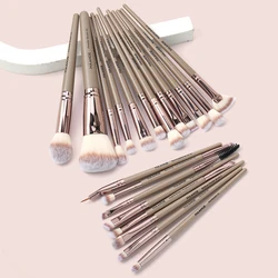 MAANGE 20PCS Makeup Brush Set Cosmestic Beauty Tools Foundation Powder Eyeshadow Blush Blending Soft Hair Brush Kits for Travel