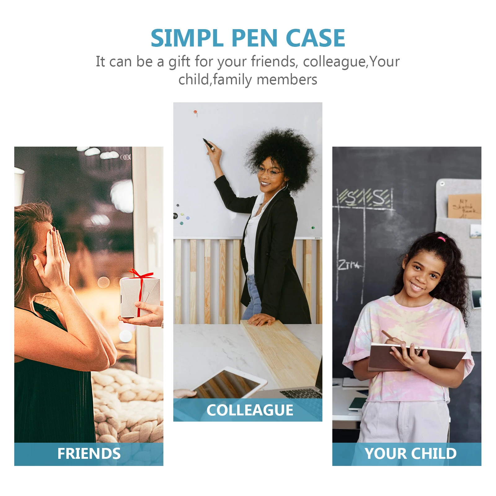 

5 Pcs Stationery Gift Box Pen Boxes Storage Container for Bookmarks Cardboard Student