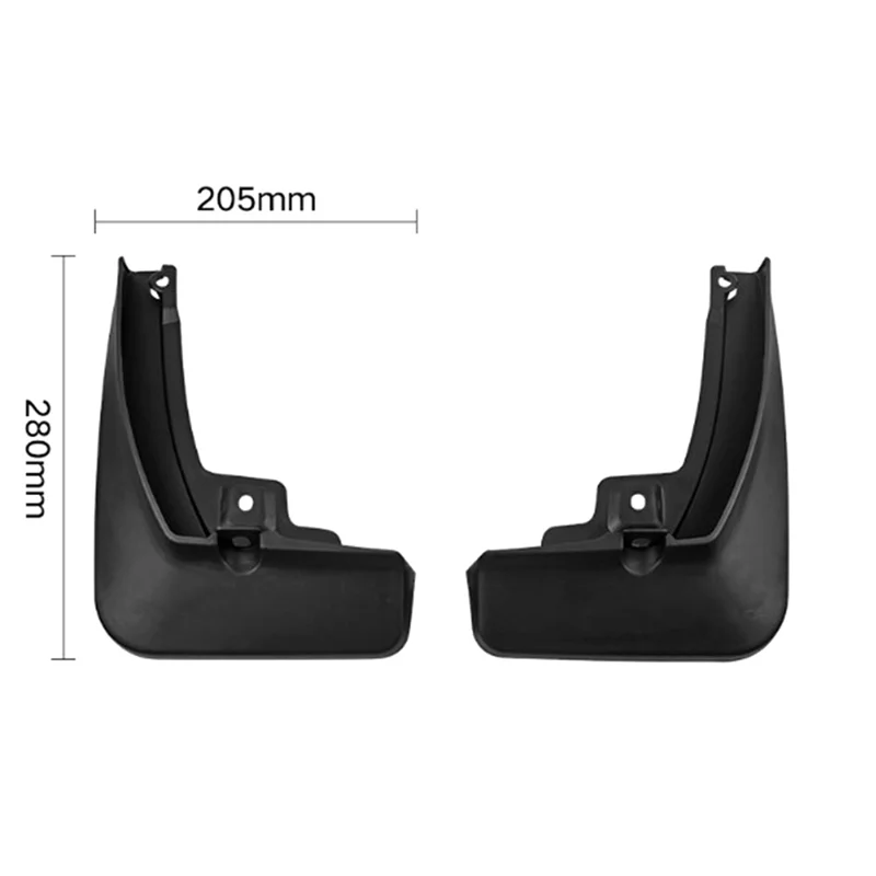 Paraspruzzi per auto Parafanghi Paraspruzzi Parafango per Geely Xingyue L Monjaro 2021-2023 Decorazione auto - L49A