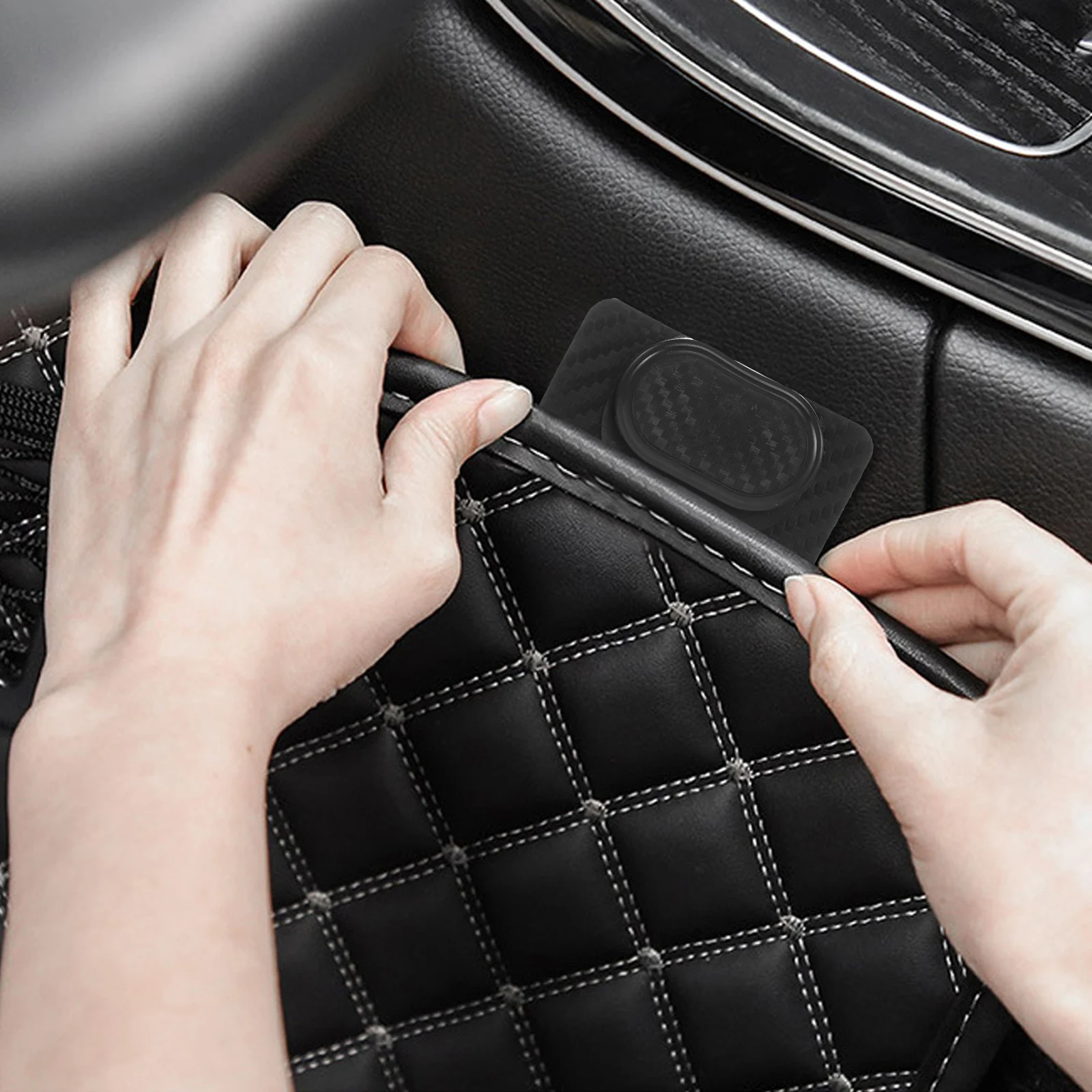 

20pcs Car Foot Fixing Clips Antislip Floor Mat Fasteners For Suv Truck Universal Carpet Retention Clamps Double Sided Adhesive