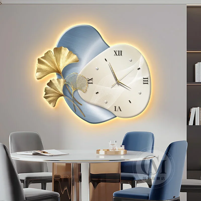 Luxury Digital Wall Clocks Restaurant Nordic Minimalist Silent Wall Watch Aesthetic Interior Horloge Murale Room Decorations