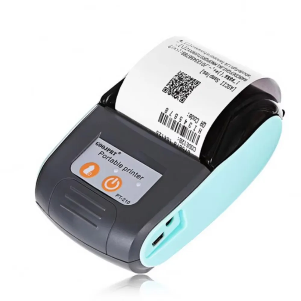Printer Thermal 58mm PT-210 Mini Bluetooth Portabel untuk Struk