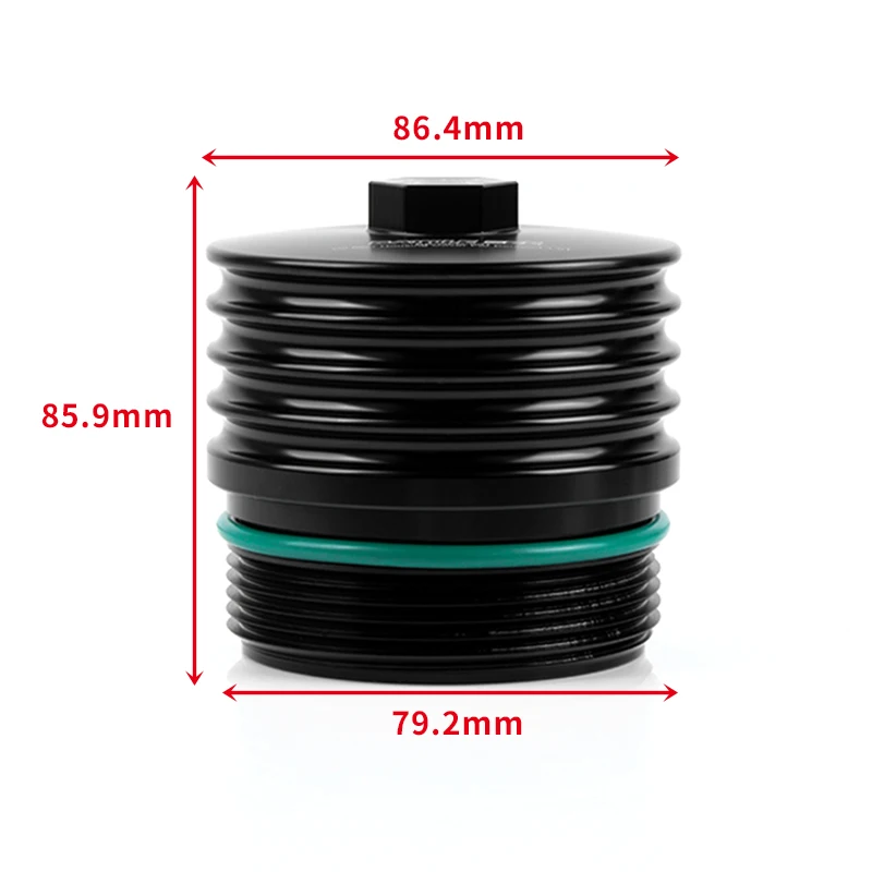 

Oil Filter Cover Aluminum Alloy Filter Housing For Peugeot 206 305 1.6T Engine Special Car Modification Part BB-OFC-001
