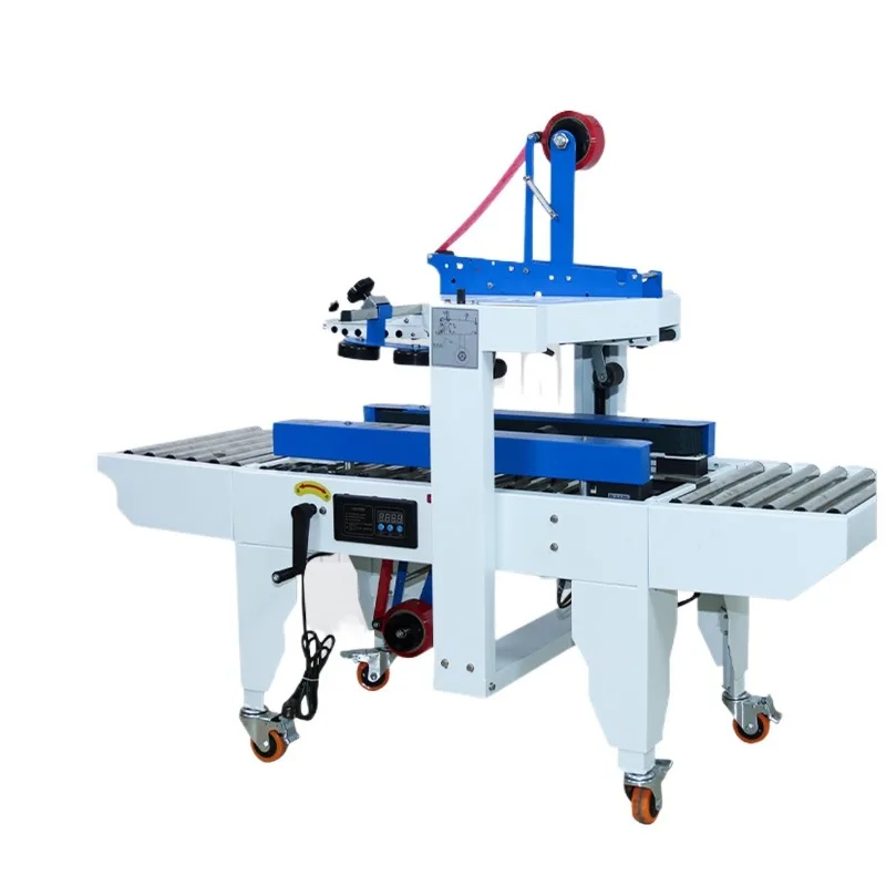 

Semi-Automatic Carton Sealer Machine Adjustable Side Belt Drive For Small Box E-Commerce Express Packaging