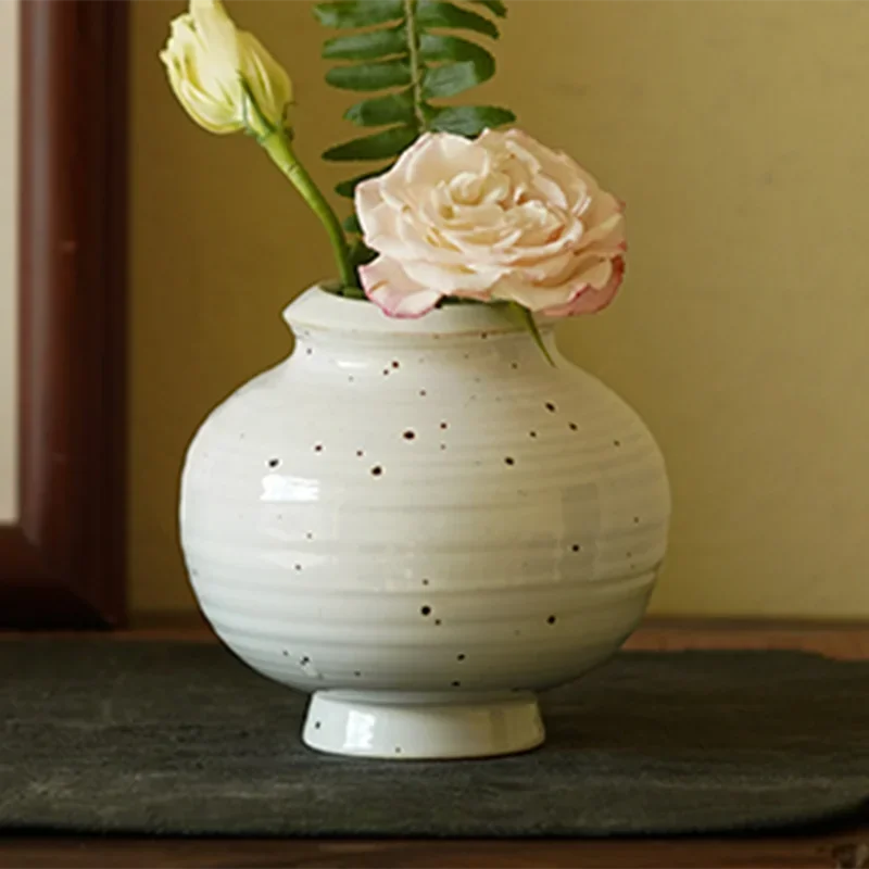 Florero De cerámica De lujo para exteriores, jarrones altos para balcón, oficina, decoración del hogar