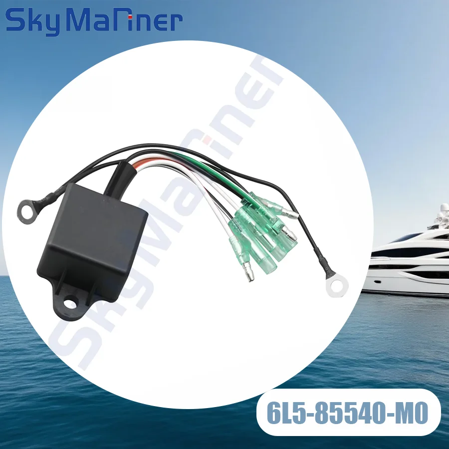 

CDI Unit Assy 6L5-85540-M0 for Yamaha Outboard Motor 2T 3HP Malta 1988-2002 And Later Boat Engine 6L5-85540 6L5-85540-M0-00