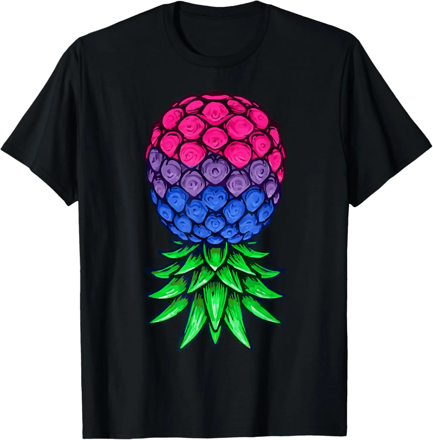 

Upside Down Pineapple LGBTQ Bisexual Swinger T-Shirt