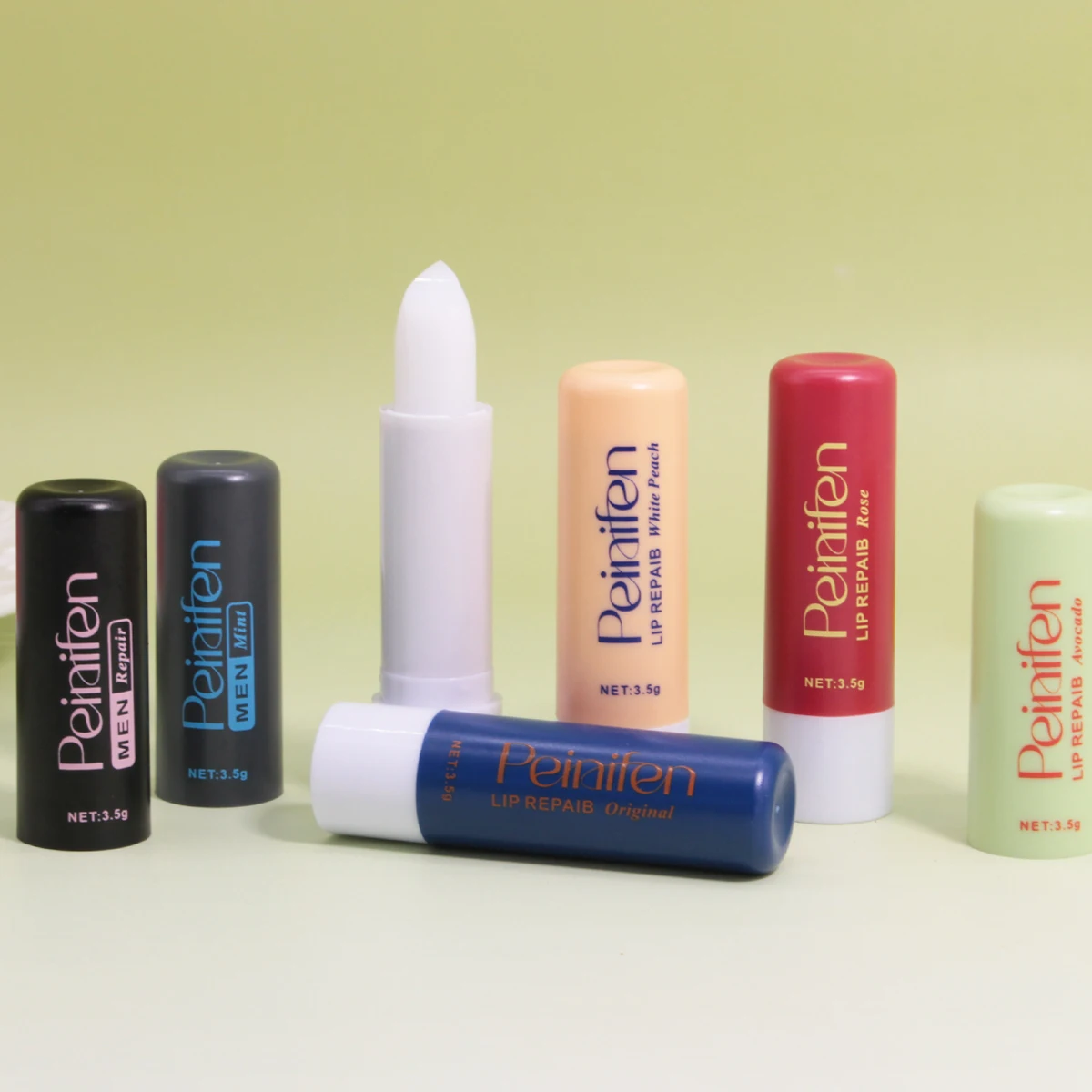 6-pack lippenstiftset hydraterend, blijvend, glad, gemakkelijk aan te brengen, niet vettig, licht, herfst en winter essentieel