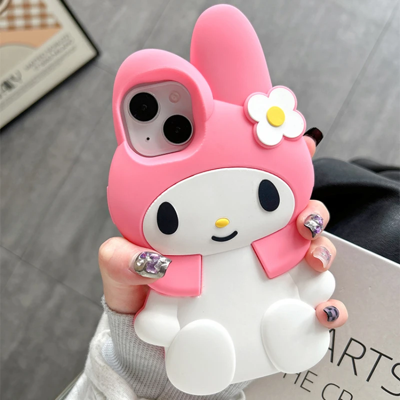 3D Kawaii Cute Cartoon Japan Sanrio Melody Phone Case For iP