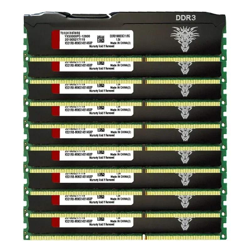 50 шт./партия, настольная память DDR3 8 ГБ, 1333 МГц, 240 контактов