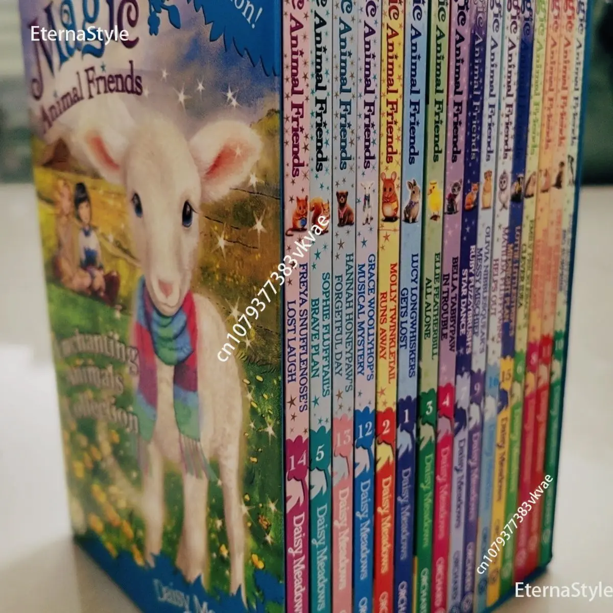 

16 Books/Set Magic Animal Friends Collection English Picture Reading Book Kids Storybook Gift Box English Books