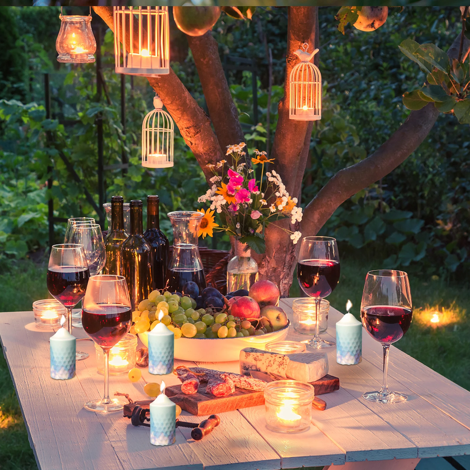 

Cylinder Shaped Silicone Mold for Scented Making Diy Crafts Reusable Easy to Clean Pillar Aromatherapy Soap Wax