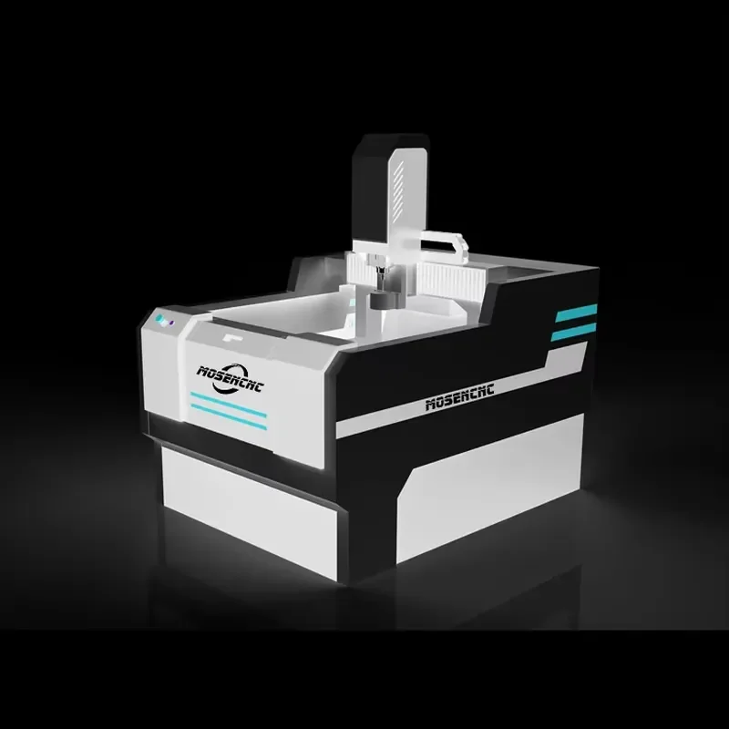 Jinan Industrial Desktop CNC Milling & Drilling Machine for Metal/Aluminum with 400x400x200mm Table Travel