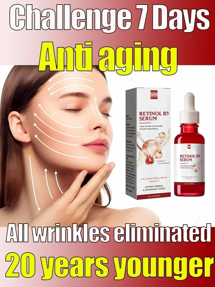 Instant Face Lift Serum ริ้วรอย Remover เซรั่ม Face Lifting Firming Essence Smooth Fine Line Moisturizing Skin Care ผลิตภัณฑ์