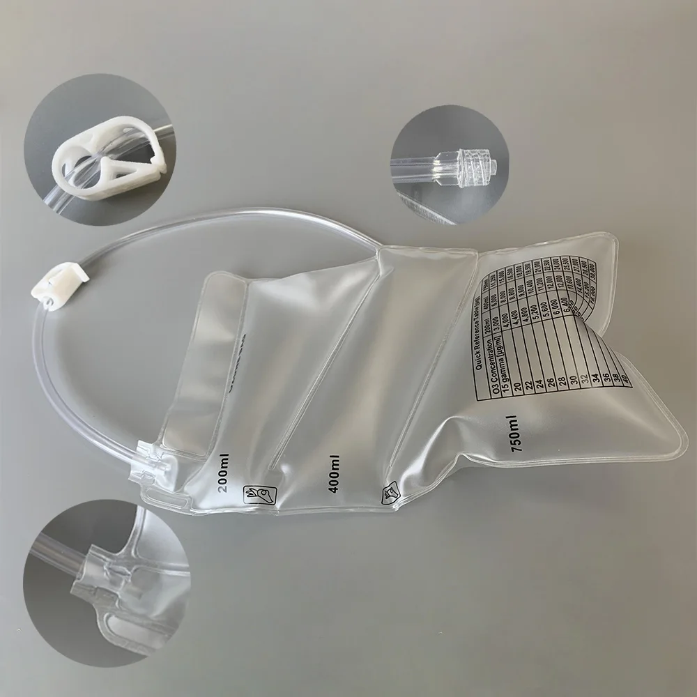 Reusable Multi-Chambered Ozone Insufflation Bag for ozone machine