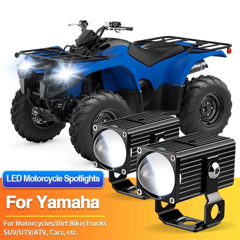 

1/2PCS LED Motorcycles Headlight Spotlight Truck Car ATV UTV Off Road for Yamaha Viking 700/Viking VI/WR250F/WR450F/WaveRunner