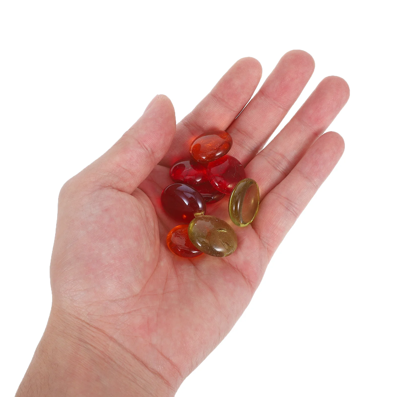 

Fish Tank Decorative Stone Marbles Aquarium Art Pebbles Stones Flat Bottom Colored Gravel Beads Gems Games