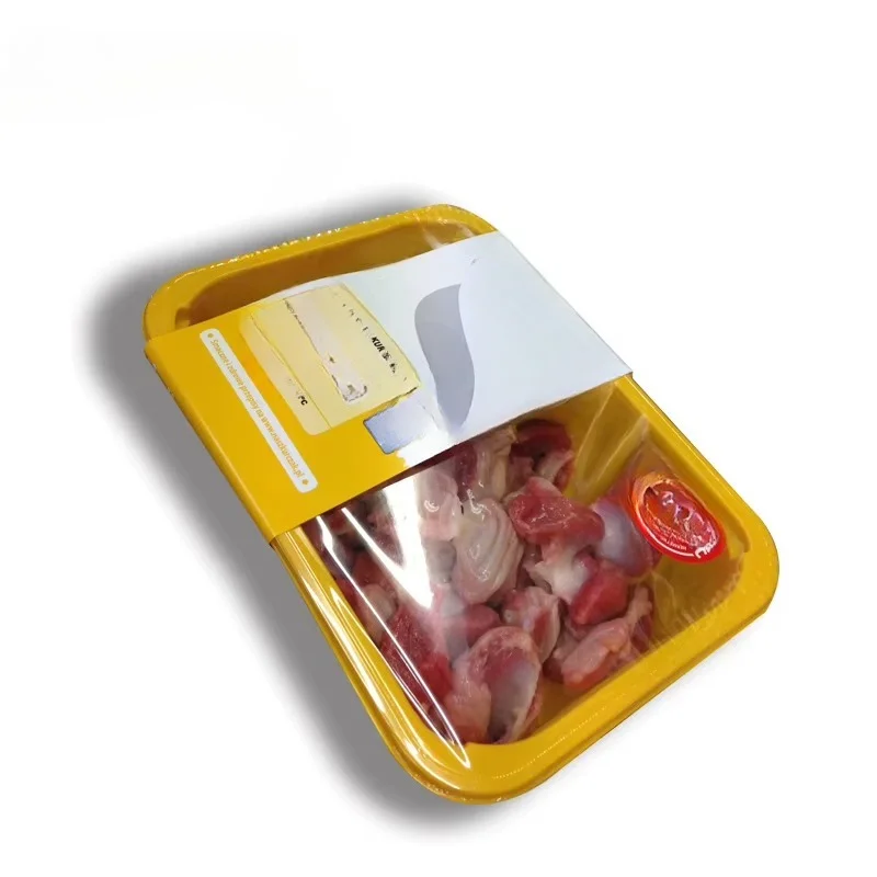Custom made High Quality Semi Automatic Vacuum Nitrogen Flushing Tray Sealing Machine Modified Atmosphere Packing Machine