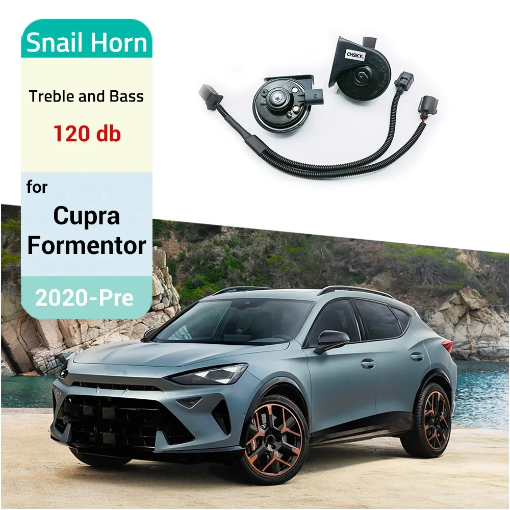 Car Snail Horn Speakers Tweeter High Bass Waterproof Whistle For Cupra Formentor 2020-Pre Accessories